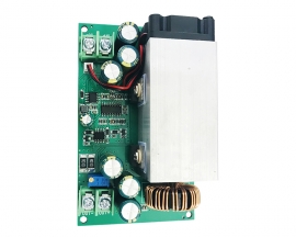 DC-DC 600W 25A Step Down Power Supply with Cooling Fan Buck Adjustable Voltage Converter Module 12-75V to 2.5-50V